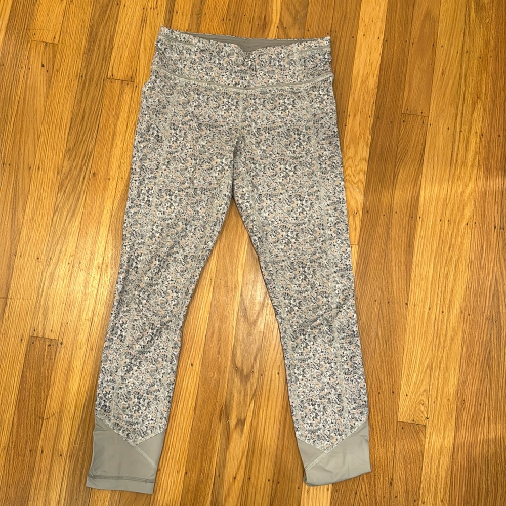 Lululemon Splatter 7/8 Length Leggings